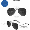 image:imageKnockaround Polarized Aviator Sunglasses for Men amp Women  UV ProtectionBlack  Smoke