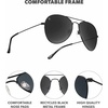 image:imageKnockaround Polarized Aviator Sunglasses for Men amp Women  UV ProtectionBlack  Smoke