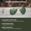 image:imageKnockaround Polarized Aviator Sunglasses for Men amp Women  UV ProtectionGold  Aviator Green