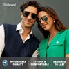 image:imageKnockaround Polarized Aviator Sunglasses for Men amp Women  UV ProtectionSilver  Silver Smoke