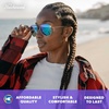 image:imageKnockaround Polarized Aviator Sunglasses for Men amp Women  UV ProtectionSpace Range  Caribbean Moonshine