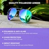 image:imageKnockaround Polarized Aviator Sunglasses for Men amp Women  UV ProtectionSpace Range  Caribbean Moonshine