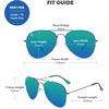 image:imageKnockaround Polarized Aviator Sunglasses for Men amp Women  UV ProtectionSpace Range  Caribbean Moonshine