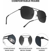 image:imageKnockaround Polarized Navigator Sunglasses for Men amp Women  UV ProtectionBlack  Smoke Mount Evans