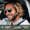 image:imageKnockaround Polarized Navigator Sunglasses for Men amp Women  UV ProtectionGold  Aviator Green Mount Evans