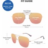 image:imageKnockaround Polarized Navigator Sunglasses for Men amp Women  UV ProtectionRose Gold  Copper Mount Evans