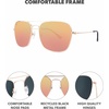 image:imageKnockaround Polarized Navigator Sunglasses for Men amp Women  UV ProtectionRose Gold  Copper Mount Evans