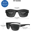image:imageKnockaround Polarized Sunglasses  Fishing Water Sports  UV ProtectionBlack on Black  Smoke