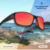 image:imageKnockaround Polarized Sunglasses  Fishing Water Sports  UV ProtectionInferno  Red Monochrome