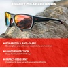 image:imageKnockaround Polarized Sunglasses  Fishing Water Sports  UV ProtectionInferno  Red Monochrome