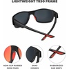 image:imageKnockaround Polarized Sunglasses  Fishing Water Sports  UV ProtectionInferno  Red Monochrome