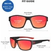 image:imageKnockaround Polarized Sunglasses  Fishing Water Sports  UV ProtectionInferno  Red Monochrome