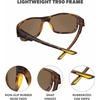 image:imageKnockaround Polarized Sunglasses  Fishing Water Sports  UV ProtectionTigers Eye Tortoise  Amber