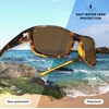 image:imageKnockaround Polarized Sunglasses  Fishing Water Sports  UV ProtectionTigers Eye Tortoise  Amber