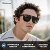 image:imageKnockaround Polarized Sunglasses for Men amp Women  UV400 ProtectionBlack on Black  Smoke