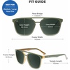 image:imageKnockaround Polarized Sunglasses for Men amp Women  UV400 ProtectionCoyote Calls  Aviator Green