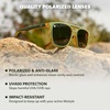 image:imageKnockaround Polarized Sunglasses for Men amp Women  UV400 ProtectionCoyote Calls  Aviator Green