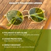 image:imageKnockaround Round Retro Polarized Sunglasses for Men amp Women UV ProtectionFernside  Sage