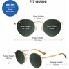 image:imageKnockaround Round Retro Polarized Sunglasses for Men amp Women UV ProtectionGold  Aviator Green