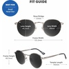 image:imageKnockaround Round Retro Polarized Sunglasses for Men amp Women UV ProtectionGunmetal  Smoke
