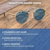 image:imageKnockaround Round Retro Polarized Sunglasses for Men amp Women UV ProtectionLakefront  Ocean Breeze
