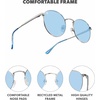 image:imageKnockaround Round Retro Polarized Sunglasses for Men amp Women UV ProtectionLakefront  Ocean Breeze
