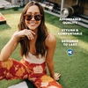 image:imageKnockaround Round Trendy Polarized Sunglasses for Women  UV ProtectionBlonde Tortoise Shell  Amber Mary Janes