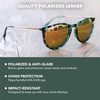 image:imageKnockaround Round Trendy Polarized Sunglasses for Women  UV ProtectionSlate Tortoise Shell  Rose Gold