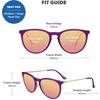 image:imageKnockaround Round Trendy Polarized Sunglasses for Women  UV ProtectionVelvet Royale  Rose Gold
