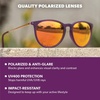 image:imageKnockaround Round Trendy Polarized Sunglasses for Women  UV ProtectionVelvet Royale  Rose Gold
