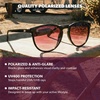 image:imageKnockaround Round Trendy Polarized Sunglasses for Women UV400 Protection