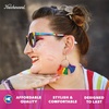 image:imageKnockaround Round Trendy Polarized Sunglasses for Women UV400 ProtectionLoud and Proud  Smoke
