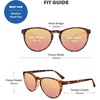 image:imageKnockaround Round Trendy Polarized Sunglasses for Women UV400 ProtectionPink Ink  Rose Gold