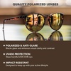 image:imageKnockaround Round Trendy Polarized Sunglasses for Women UV400 ProtectionPink Ink  Rose Gold