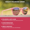 image:imageKnockaround Round Trendy Polarized Sunglasses for Women UV400 ProtectionStrawberry Cake Pop  Pink