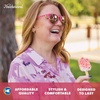 image:imageKnockaround Round Trendy Polarized Sunglasses for Women UV400 ProtectionStrawberry Cake Pop  Pink