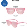 image:imageKnockaround Round Trendy Polarized Sunglasses for Women UV400 ProtectionStrawberry Cake Pop  Pink