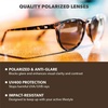 image:imageKnockaround Round Trendy Polarized Sunglasses for Women UV400 ProtectionTortoise Shell  Amber