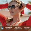 image:imageKnockaround Round Trendy Polarized Sunglasses for Women UV400 ProtectionTortoise Shell  Amber