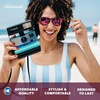 image:imageKnockaround Round Trendy Polarized Sunglasses for Women UV400 ProtectionWatermelon Geode  Fuchsia