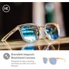 image:imageKnockaround Rounded Square Polarized Sunglasses for Men Women UV ProtectionBeach Peach