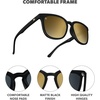 image:imageKnockaround Rounded Square Polarized Sunglasses for Men Women UV ProtectionBlack  Gold