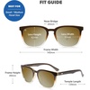 image:imageKnockaround Rounded Square Polarized Sunglasses for Men Women UV ProtectionBrookbed  Gold