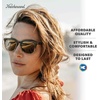 image:imageKnockaround Rounded Square Polarized Sunglasses for Men Women UV ProtectionBrookbed  Gold