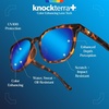 image:imageKnockaround Rounded Square Polarized Sunglasses for Men Women UV ProtectionFirst Light Tortoise  Light Moonshine