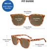 image:imageKnockaround Rounded Square Polarized Sunglasses for Men Women UV ProtectionGlossy Blonde Tortoise Shell  Amber