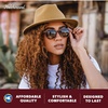 image:imageKnockaround Rounded Square Polarized Sunglasses for Men Women UV ProtectionMy Oh My  Amber Gradient