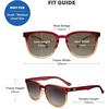image:imageKnockaround Rounded Square Polarized Sunglasses for Men Women UV ProtectionMy Oh My  Amber Gradient
