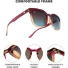 image:imageKnockaround Rounded Square Polarized Sunglasses for Men Women UV ProtectionMy Oh My  Amber Gradient