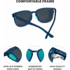 image:imageKnockaround Rounded Square Polarized Sunglasses for Men Women UV ProtectionNavy  Mint